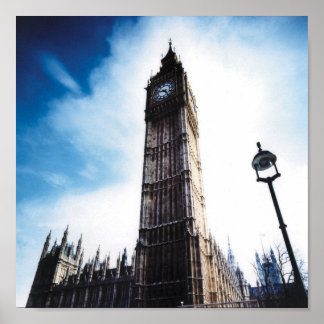 Big ben london poster