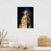 Big Ben London Poster (Keuken)