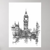 Big Ben London Print (Voorkant)