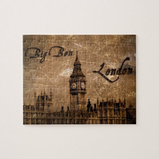 Big Ben, London Puzzle Legpuzzel (Horizontaal)