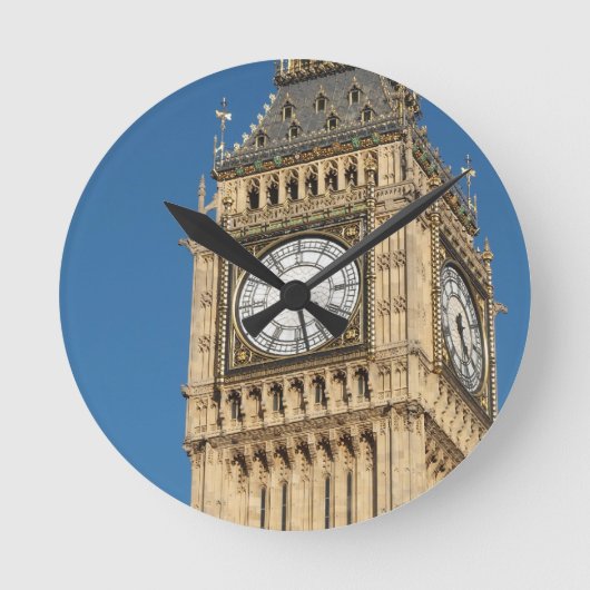 Big Ben London Ronde Klok (Voorkant)
