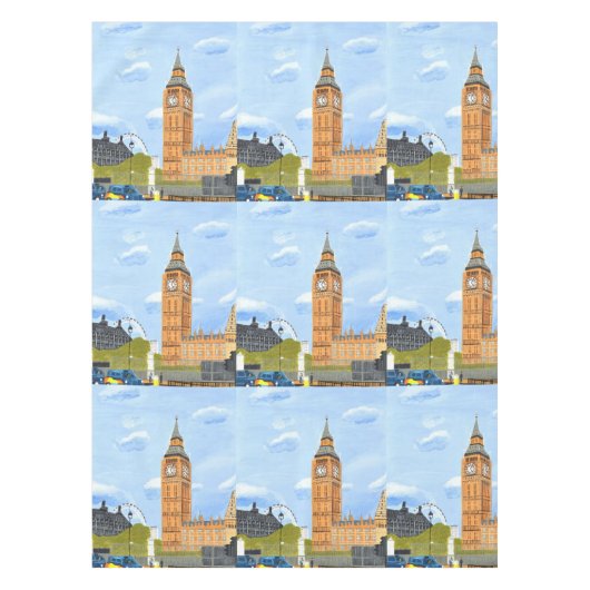Big Ben London tablecloth  Tafelkleed (Voorkant)
