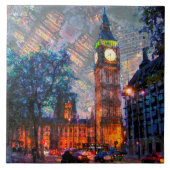 Big Ben London Tegeltje (Voorkant)