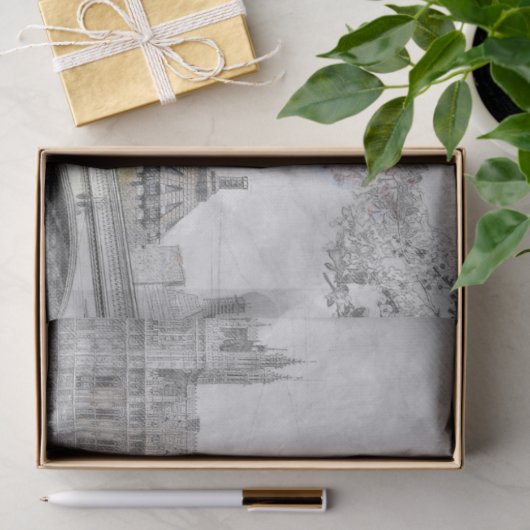 Big Ben London Tissue Paper – Verenigd Koninkrijk Tissuepapier (Geschenk)