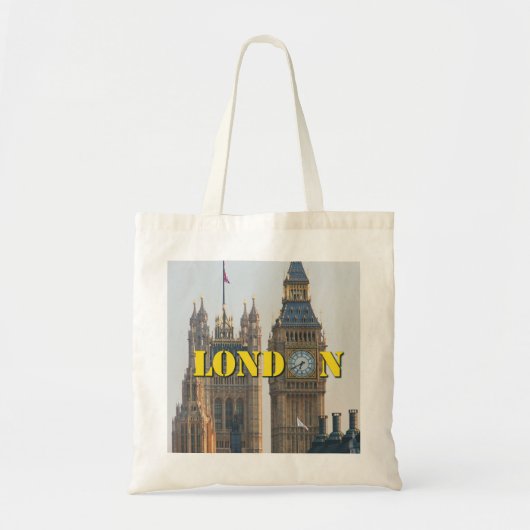 Big Ben LONDON Tote Bag (Voorkant)
