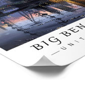 Big Ben London UK Wall Art, Cityscape  Poster (Hoek)