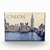 Big Ben London Waterverf art Fotoblokken (Voorkant)