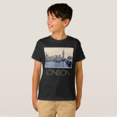 Big Ben London Waterverf art T-shirt (Voorkant volledig)