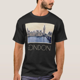 Big Ben London Waterverf art T-shirt