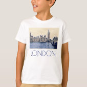 Big Ben London Waterverf art T-shirt (Voorkant)