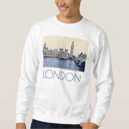 Big Ben London Waterverf art Trui
