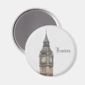 Big Ben London (Waterverf) Magneet (Voorkant / Achterkant)