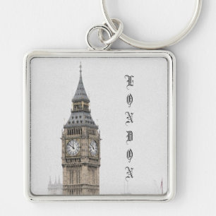 Big Ben London (Waterverf) Sleutelhanger