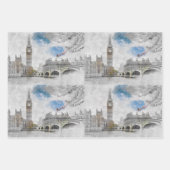 Big Ben London Wrapping Paper – Verenigd Koninkrij (Voorkant 2)