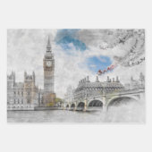 Big Ben London Wrapping Paper – Verenigd Koninkrij (Voorkant)
