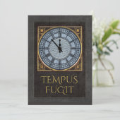 Big Ben met aanpasbare tekst  Feestdagenkaart (Staand voorkant)