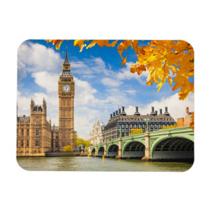 Big Ben met Autumn Leaves, Londen Magneet