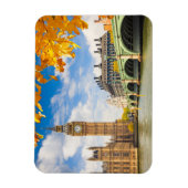 Big Ben met Autumn Leaves, Londen Magneet (Verticaal)