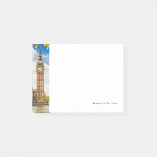 Big Ben met Autumn Leaves, Londen Post-it® Notes (Voorkant)