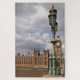Big Ben met licht in Londen Legpuzzel