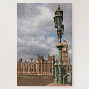 Big Ben met licht in Londen Legpuzzel