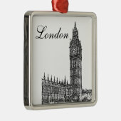 Big Ben Metalen Ornament (Rechts)