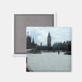 Big Ben On River Thames London Magneet (Voorkant / Achterkant)