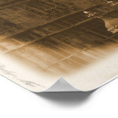 Big Ben op de achtergrond Poster (Hoek)