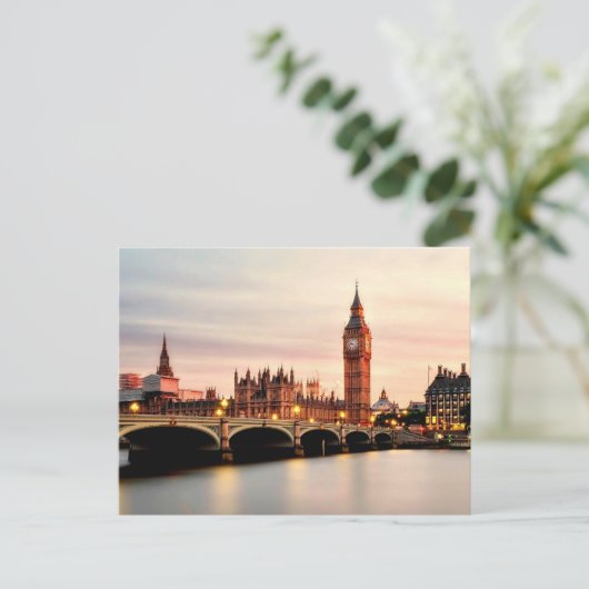 Big Ben op Sunrise Briefkaart (Staand voorkant)