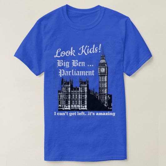Big Ben Parlement in nood T-shirt (Design voorkant)