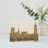 Big Ben - Parlement - Westminster Bridge Briefkaar Briefkaart (Staand voorkant)