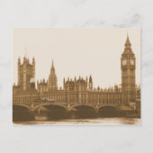 Big Ben - Parlement - Westminster Bridge Briefkaar Briefkaart (Voorkant)