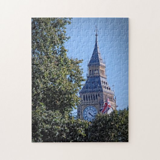 Big Ben Peking Through the Trees - 11x14 - 252 pc Legpuzzel (Verticaal)