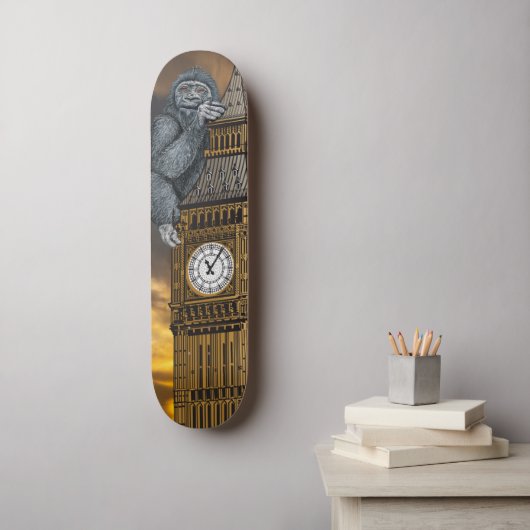 Big Ben Persoonlijk Skateboard (Muurkunst)