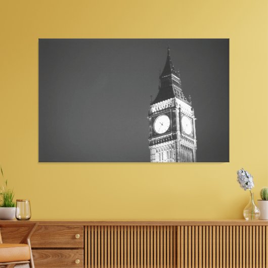 Big Ben Photography, Extra groot Canvas print (Insitu (Woonkamer))
