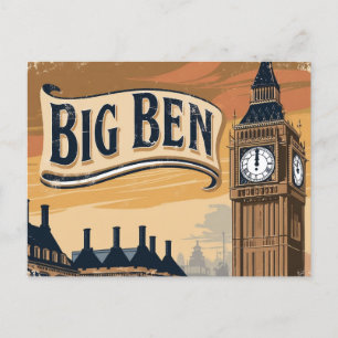  Big Ben reizen Feestdagenkaart
