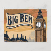  Big Ben reizen Feestdagenkaart (Voorkant)