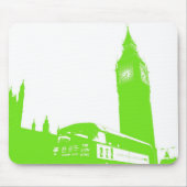 Big Ben Retro Mousepad Muismat (Voorkant)