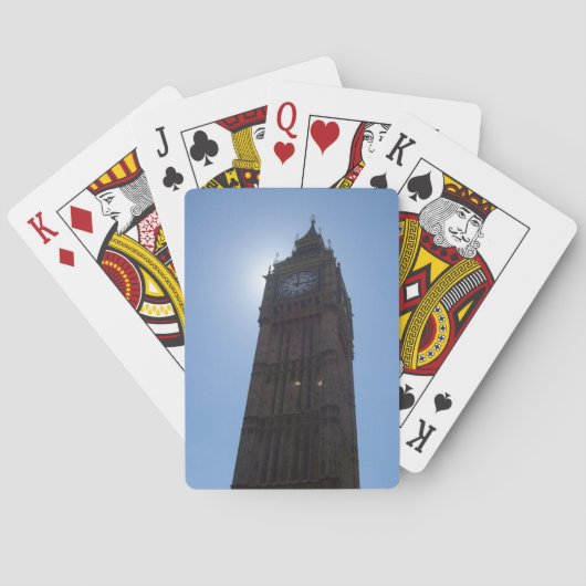 Big Ben-speelkaarten Pokerkaarten (Achterkant)