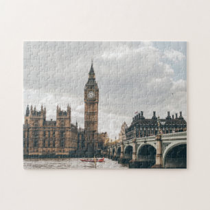 Big Ben & The River Thames London City, Engeland Legpuzzel