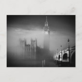 Big Ben Through the Fog Briefkaart (Voorkant)