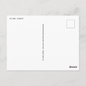 Big Ben, toren klok - Londen Briefkaart (Achterkant)