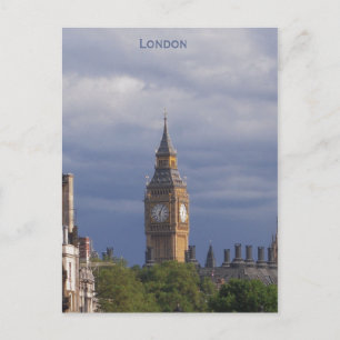 Big Ben, toren klok - Londen Briefkaart