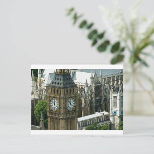 Big Ben Tower London Briefkaart (Staand voorkant)