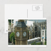 Big Ben Tower London Briefkaart (Voorkant / Achterkant)