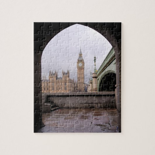 Big Ben Tunnel Uitzicht - 8 x 10 - 110 pcs. Legpuzzel (Verticaal)