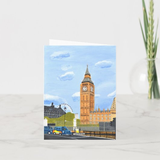 Big Ben Uitnodiging (Achterkant)