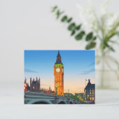 Big Ben uitzicht ansichtkaart Briefkaart (Staand voorkant)