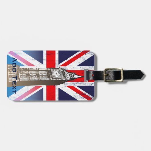 Big Ben van Londen Bagagelabel (Voorkant horizontaal)