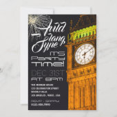 Big Ben van Londen, nieuwjaarsfeest Kaart (Voorkant)